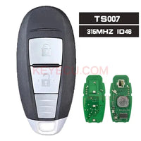 Thumbnail for FCCID: TS007, P/N: 37172-71L00 Aftermarket Key Smart Remote Key 2 Button Fob 315MHz ID46 for Suzuki Swift 2010 2011 2012 2013 2014 2015