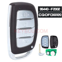 Thumbnail for PN: 95440-F2002 Smart Keyless Remote Key 433.92MHz 4 Buttton Fob for Hyundai Elantra 2019 2020 CQOFD00120