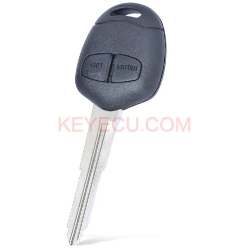 Top Quality Remote Key Shell 2 Button for Mitsubishi Pajero Triton Lancer Evo Left Blade