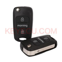 Thumbnail for OEM Genuine 95430-1Y000, 95430-1Y200 Flip Key Fob Keyless Remote 2 Button 4D-60 433MHz for Kia MORNING 2011+ SEKS-KM10TX