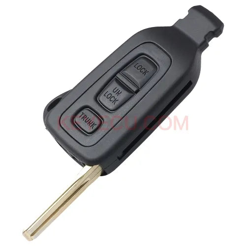 Smart Prox Remote Key Shell Case Housing 3 Button for Lexus LS430 2002 2003 2004 2005 2006