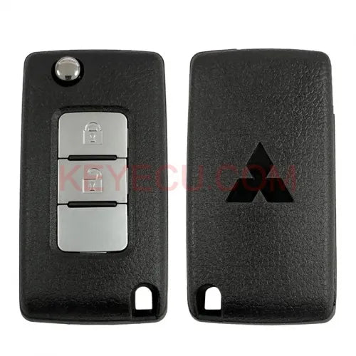 M6370B882 Flip Remote Key 2 Button 433MHZ ID46 Fob For Mitsubishi Pajero 2015 2016 2017 2018 2019 2020 2021