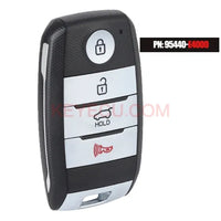 Thumbnail for PN: 95440-E4000 Smart Remote Key 4 Button 433MHz 8A Chip for 2015 2016 2018 Kia SOUL EV FCCID: CQOFN00100