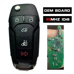 OEM Board 164-R8255 , N5F-A08TAA Remote Key 5 Button 315MHz ID49 Chip Fob for Ford Transit Connect 2020-2023