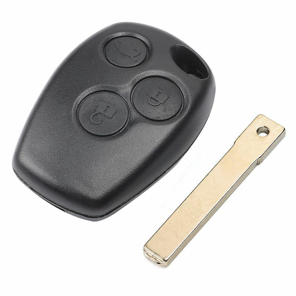 Fits Renault Kangoo II Clio III 2006-2010 433MHz PCF7947 3 Button Car Key Fob