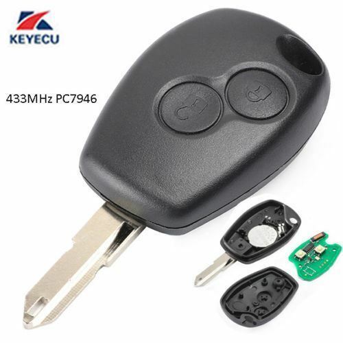 Fits Renault 2006-2012 Clio Kangoo Modus Master 433MHz PCF7946 Car Key Fob NEW