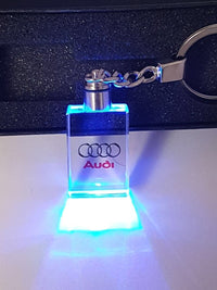 Thumbnail for Keychain Key ring Keyring With Gift Box LED 3D LIMITED EDITION For AUDI