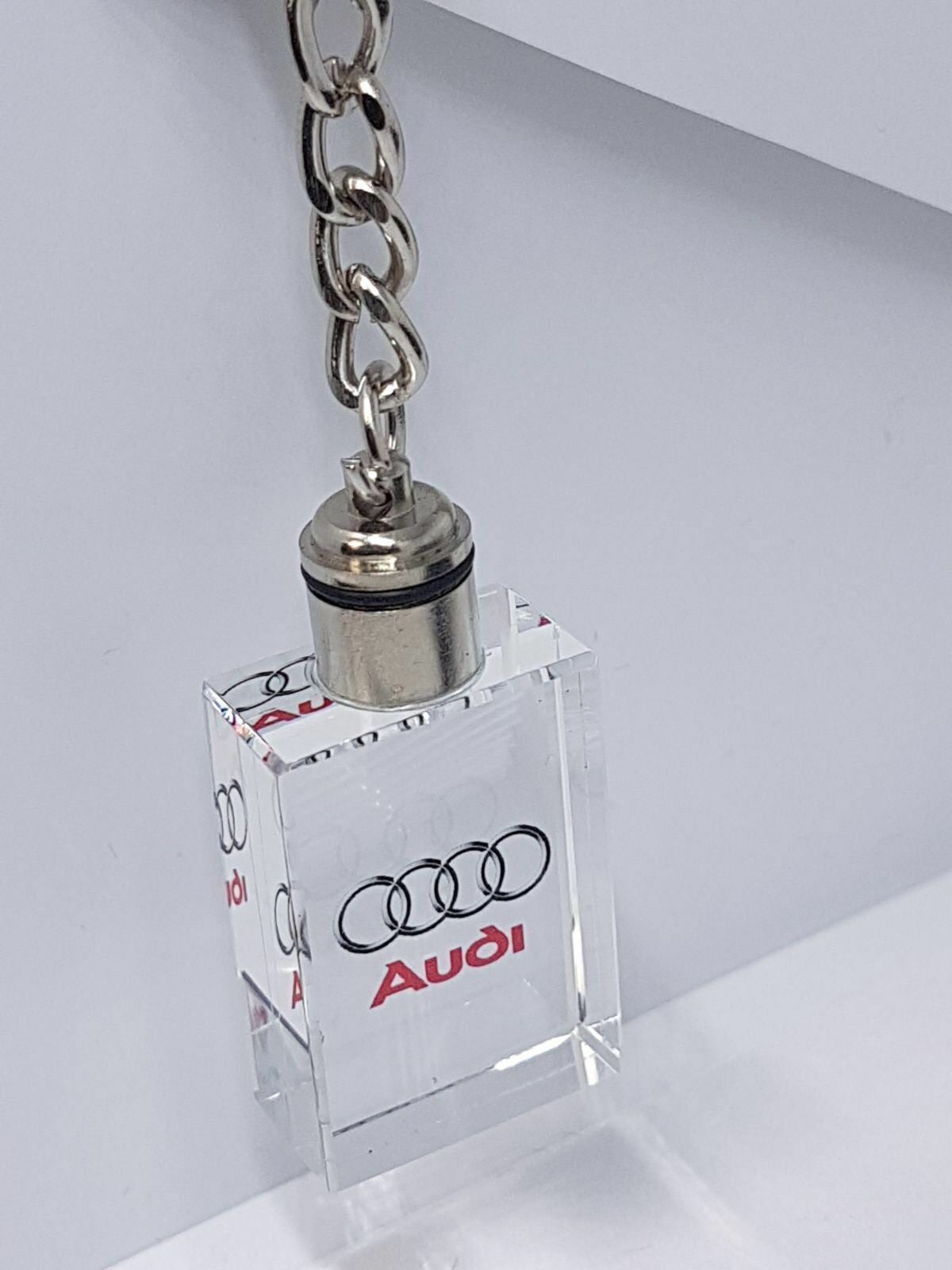 Keychain Key ring Keyring With Gift Box LED 3D LIMITED EDITION For AUDI