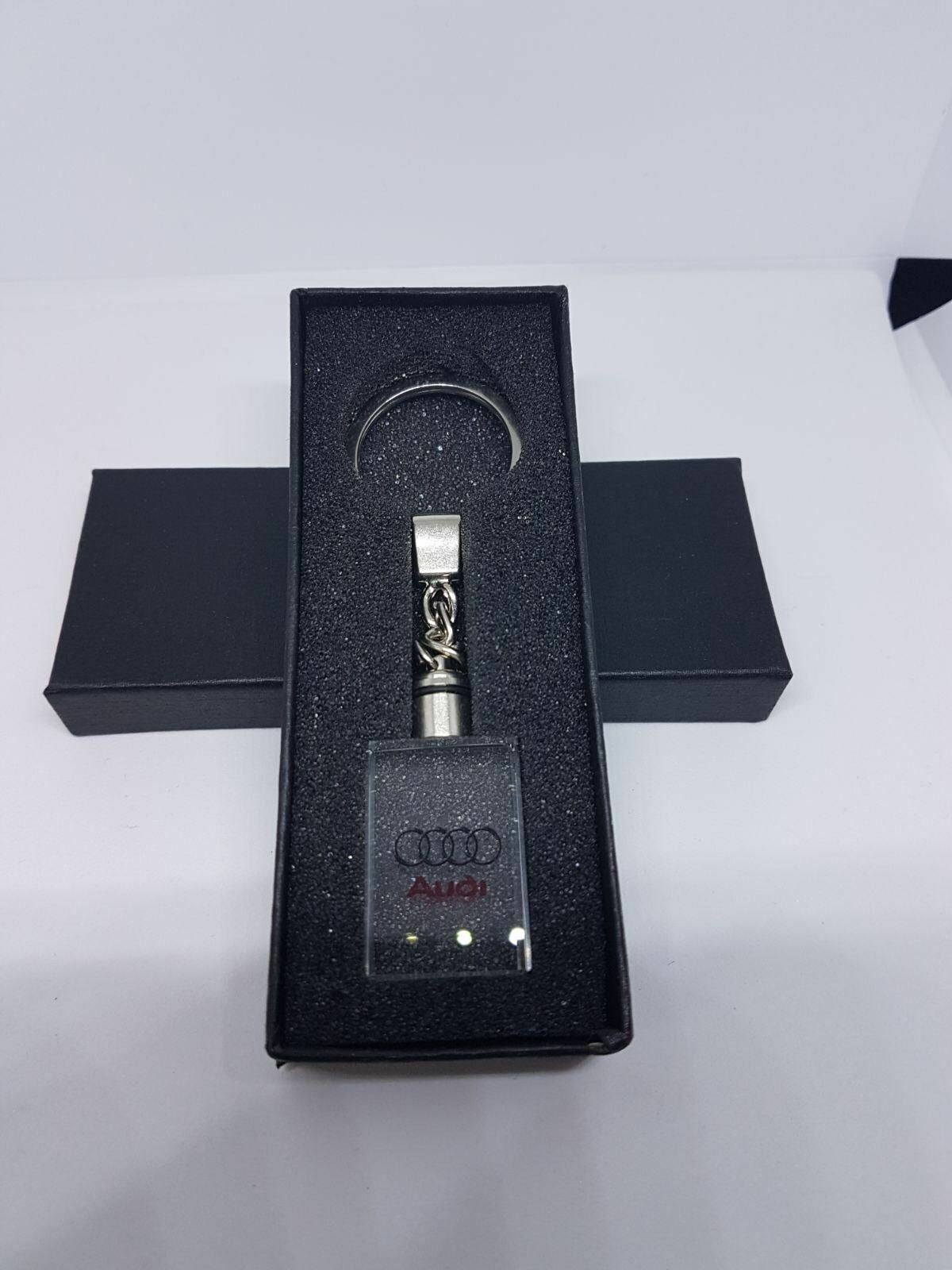 Keychain Key ring Keyring With Gift Box LED 3D LIMITED EDITION For AUDI