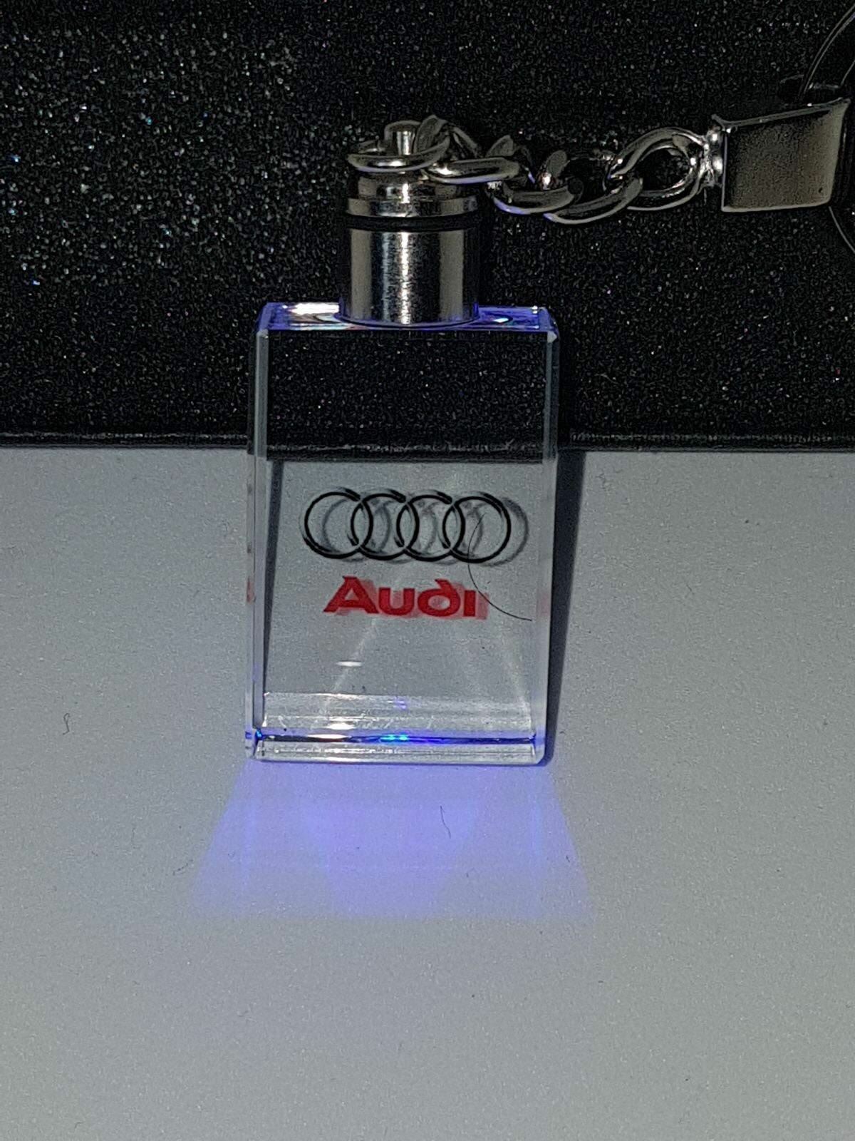 Keychain Key ring Keyring With Gift Box LED 3D LIMITED EDITION For AUDI