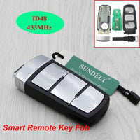 Thumbnail for Fits VW Passat CC Magotan 433Mhz ID48 Chip 3 Buttons Remote Car Key Fob NEW