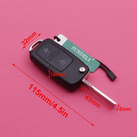 Thumbnail for Fits Seat Leon 2001-2005 1J0 959 753 CT 434MHz ID48 2 Button Car Key Fob NEW