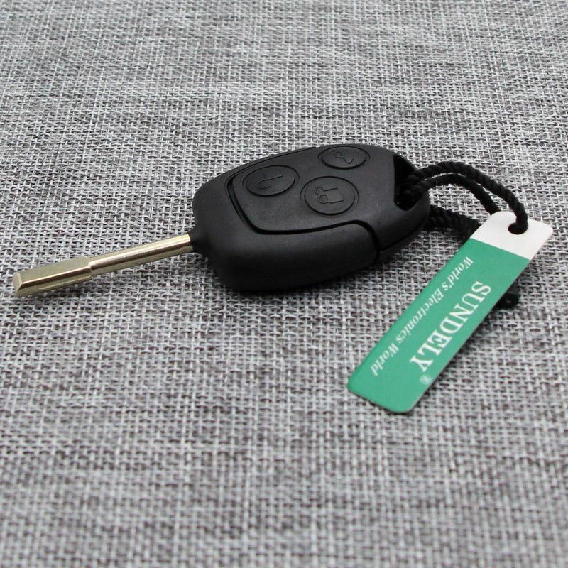 Fits Ford Mondeo Fiesta Focus KA Transit 3 Button 433MHZ Car Key Fob