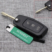 Thumbnail for Fits Ford Focus Mondeo Transit 3 Button 433Mhz Car Key Fob