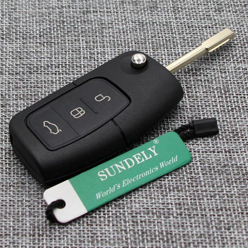 Fits Ford Focus Mondeo Transit 3 Button 433Mhz Car Key Fob