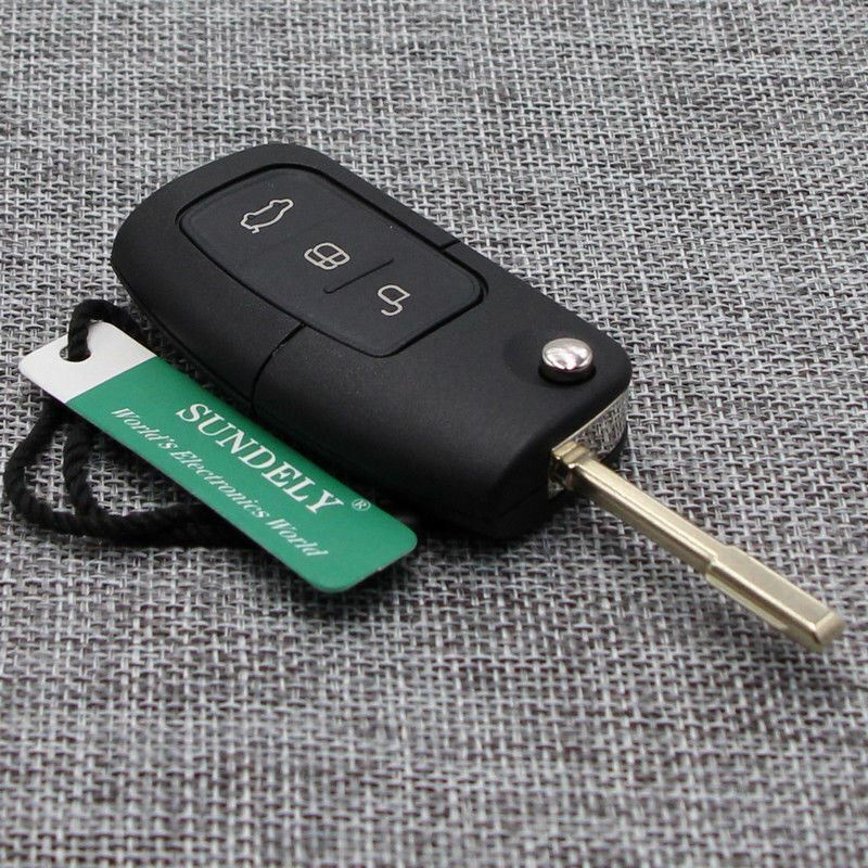 Fits Ford Focus Mondeo Transit 3 Button 433Mhz Car Key Fob