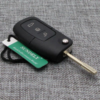 Thumbnail for Fits Ford Focus Mondeo Transit 3 Button 433Mhz Car Key Fob