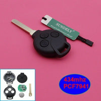 Thumbnail for Fits Smart Fortwo 451 2007-2013 434MHz 7941 Car Key Fob