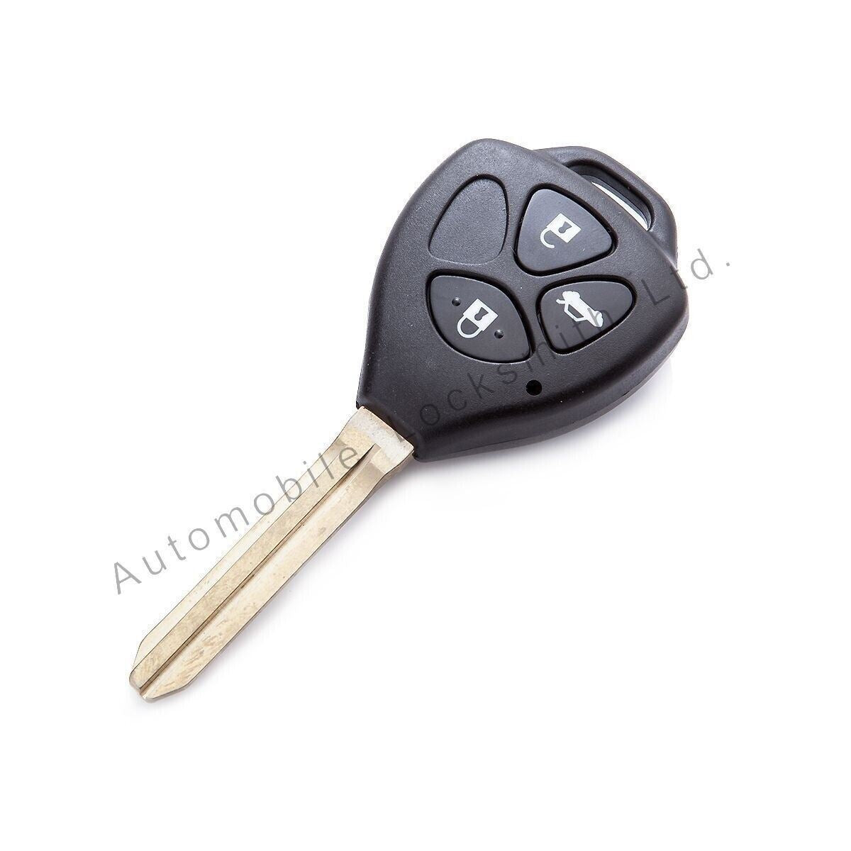 Fits Toyota RAV4 3 Button TOY43 width 8mm Car Key Fob