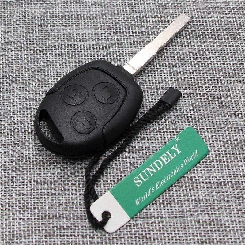 Fits Ford Focus C-Max S-Max Fiesta Galaxy 3 Button 433MHZ 63 Chip Car Key Fob