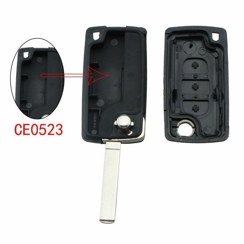 Fits Citroen C4 Grand Picasso 3 Button Car Key Fob