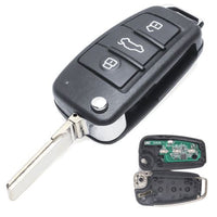 Thumbnail for Fits Audi A6L 8E0 837 220Q 3 Button 433MHz 8E Car Key Fob