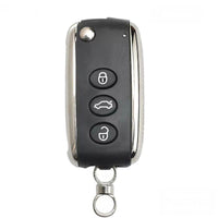 Thumbnail for For Bentley Continental GT GTC 2004-2016 3 Button Folding Remote Car Key Shell