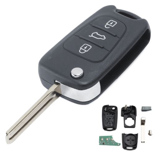 Fits Hyundai I20 I30 IX35 433Mhz ID46 3 Button Car Key Fob