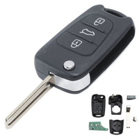 Thumbnail for Fits Hyundai I20 I30 IX35 433Mhz ID46 3 Button Car Key Fob