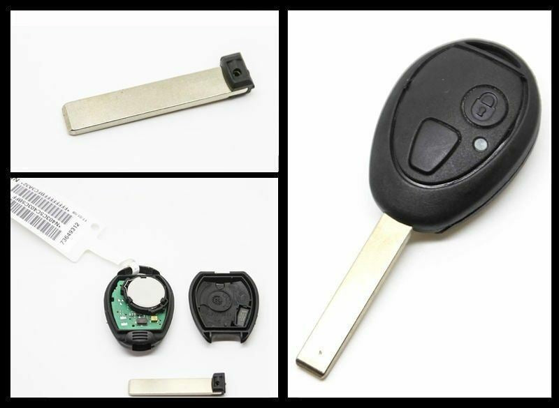 Fits Land Rover 75 MG ZT & Code 433MHz PCF7930AS Two Button Remote Key Fob