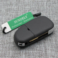 Thumbnail for Fits Jaguar XJ XJR X S type 433MHz 4 Button Fold Flip Remote Car Key Fob