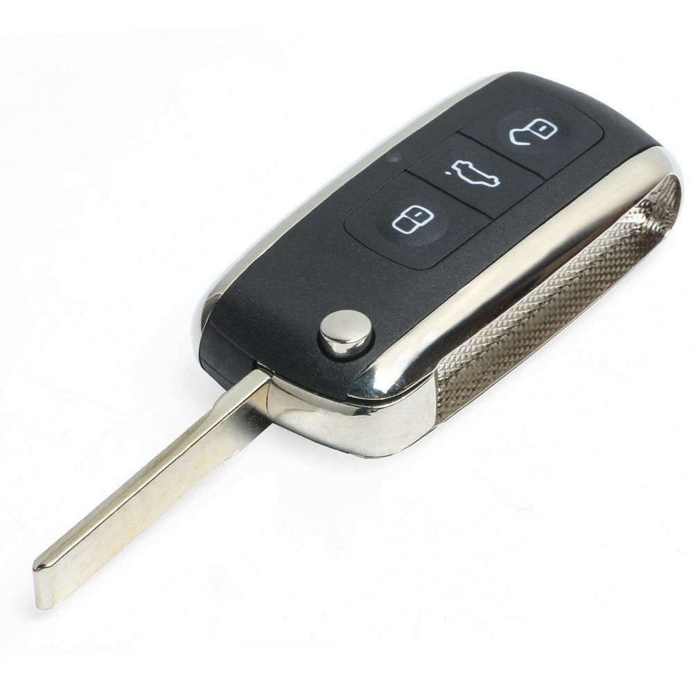 Fits BMW Bentley Style 315MHz 433MHz ID44 HU92 3 Button Folding Car Key Fob