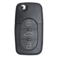 Thumbnail for Fits Audi 4D0837231K 433MHz 48 Chip 3 Button Flip Car Key Fob