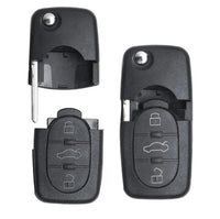 Thumbnail for Fits Audi 4D0837231K 433MHz 48 Chip 3 Button Flip Car Key Fob