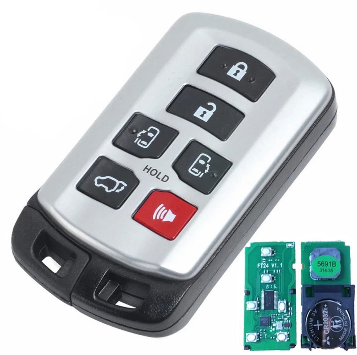 Fits Toyota Sienna FCC ID: HYQ14ADR 314.3MHz ID74 Car Key Fob