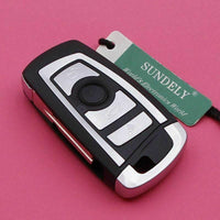 Thumbnail for Fits BMW 3 5 7 X5 Z4 E38 E39 E46 HU58 433MHz ID44 4 Button Car Key Fob