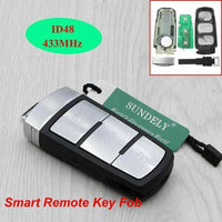 Thumbnail for Fits VW Magotan Passat CC 3C0959752BA 3 Button 433Mhz ID48 Car Key Fob