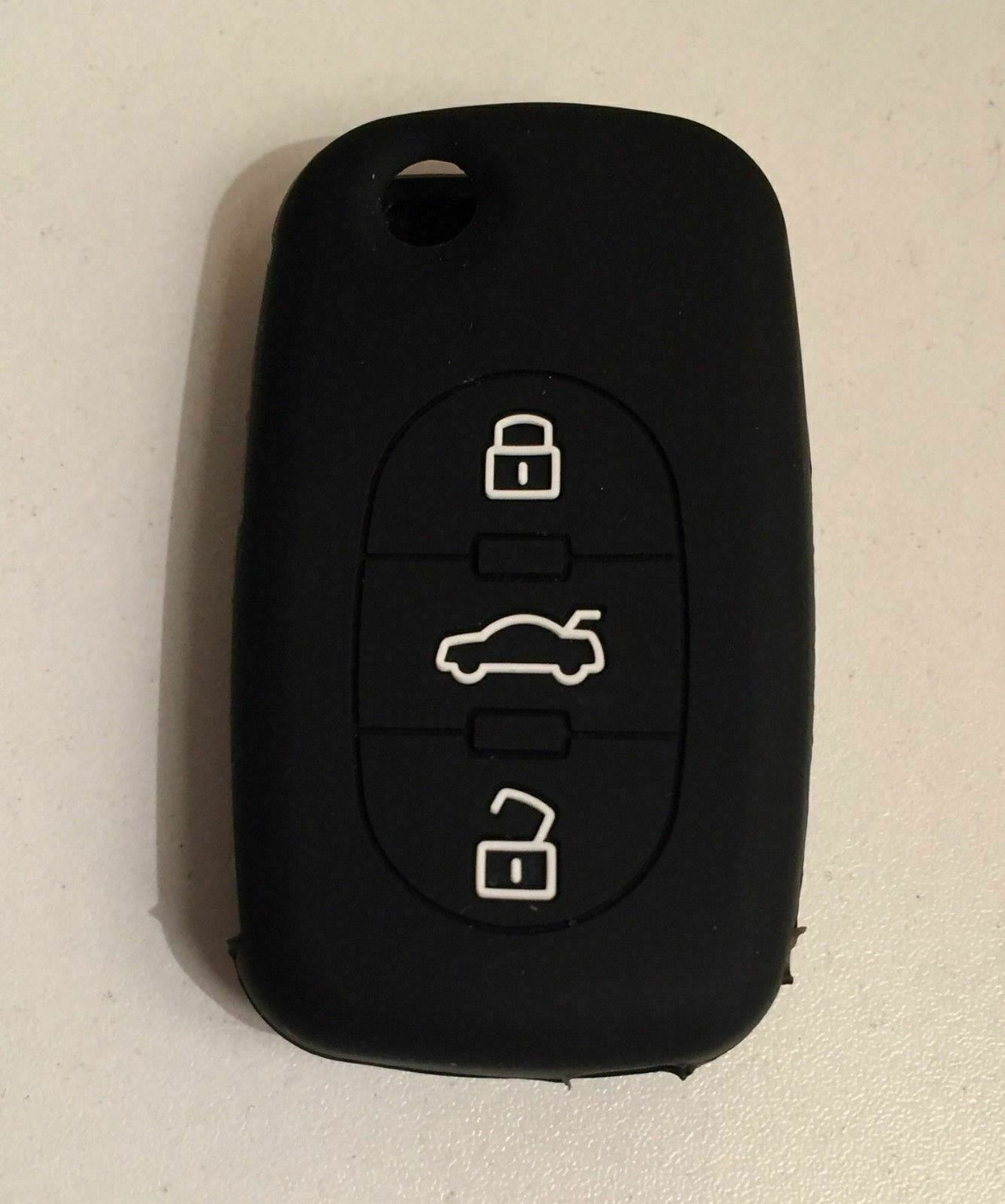 Fits VW Volkswagen 3 Button Silicone Car Key Remote Cover Case