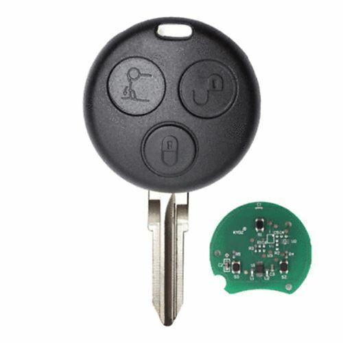 Fits Benz Smart Fortwo Forfour 433MHz 3 Button Remote Car Key Fob