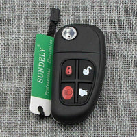 Thumbnail for Fits Jaguar XJ XJR X S type 433Mhz 4 Button Remote Car Key Fob