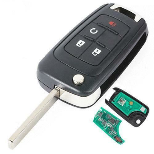 Fits Chevrolet Equinox Impala OHT01060512 4 Button 315MHz Car Key Fob