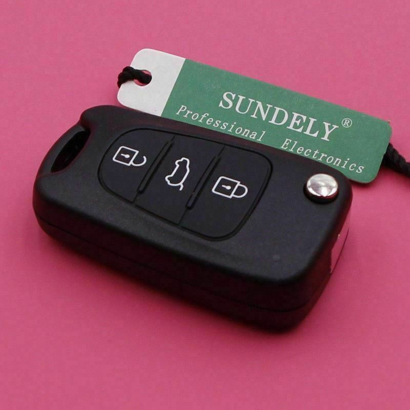 Fits Hyundai i30 ix35 3 Button ID46 Car Key Fob