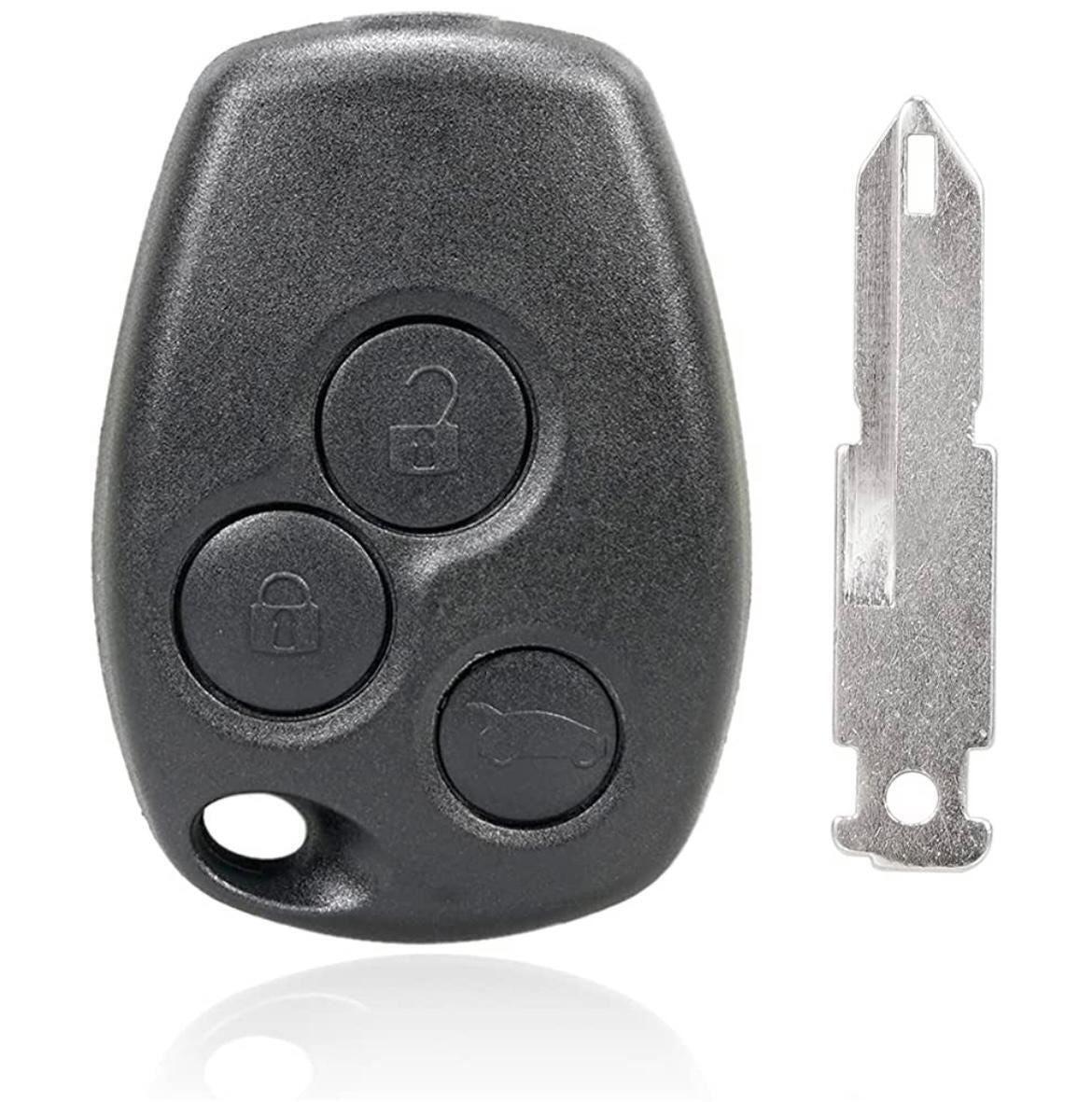 For Renault Trafic Clio Vauxhall Vivaro Movano 433MHz 3 Button Car Key Fob