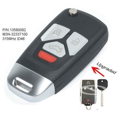 Fits GMC Sierra 2014-2016 M3N-32337100 315MHz ID46 Upgraded Car Key Fob