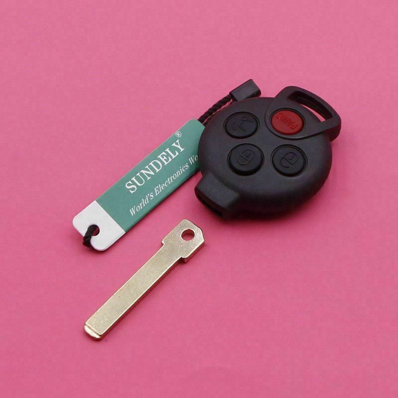 Fits Mercedes-Benz Smart Fortwo 315MHz 4 Button Car Key Fob