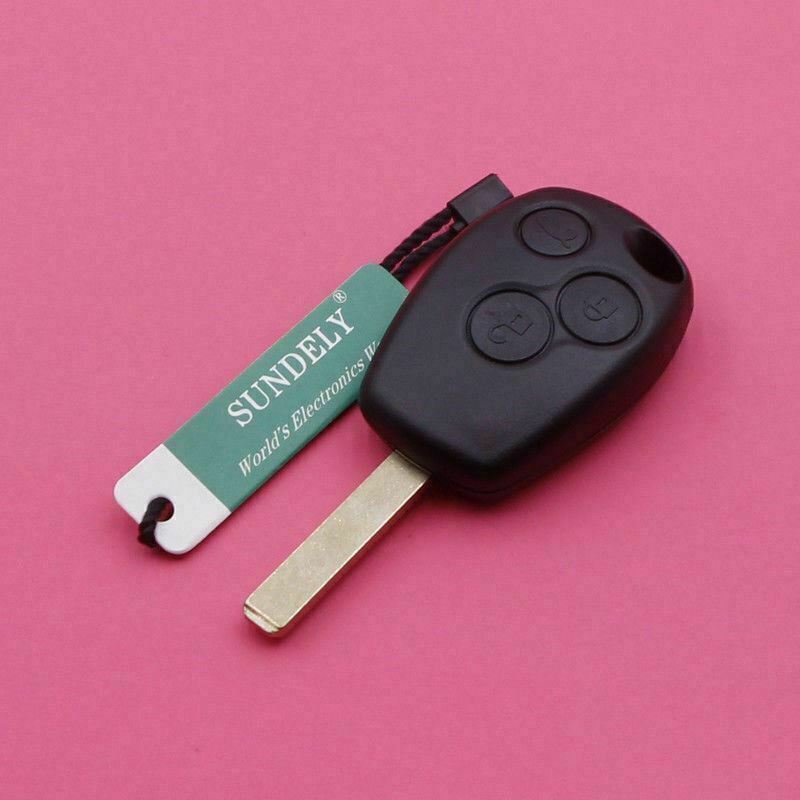 Fits Renault 434MHz PCF7947 3 Button Car Key Fob