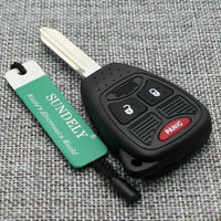 Thumbnail for Fits Chrysler Dodge Jeep FCC M3N 433Mhz ID46 Car Key Fob