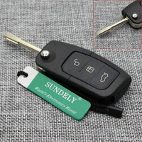 Thumbnail for Fits Ford Focus Mondeo Transit 433MHz 4D60 3 Button Car Key Fob