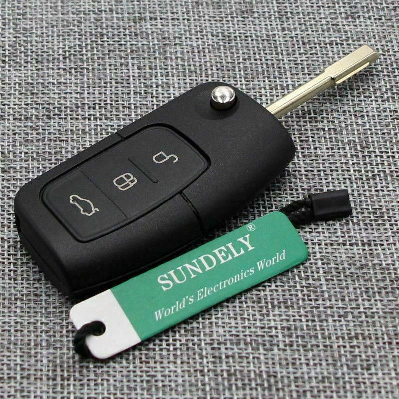 Fits Ford Focus Mondeo Transit 433MHz 4D60 3 Button Car Key Fob