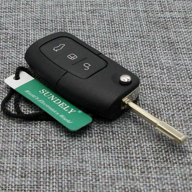 Fits Ford Focus Mondeo Transit 433MHz 4D60 3 Button Car Key Fob